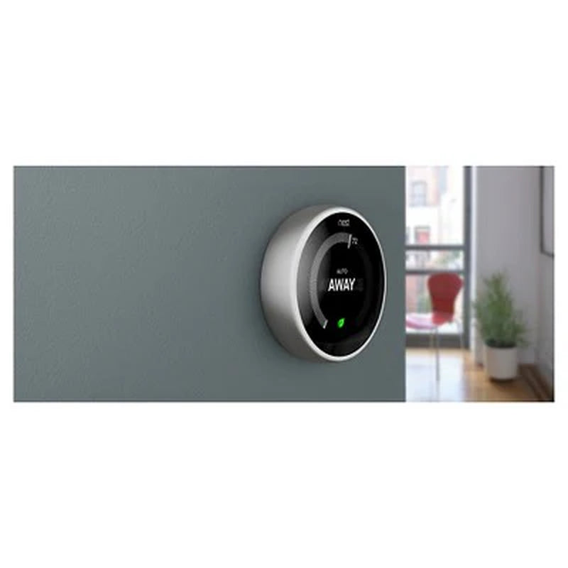 Open Box - Google Nest Learning Thermostat Stainless Steel T3007ES