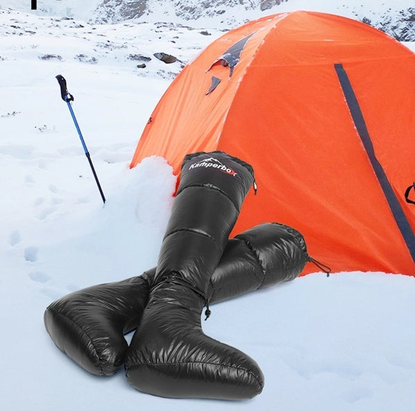 Camping Down Socks Down Boots Sleeping Bag Socks Down Boots Camping Sleep Boots Kamperbox Sleeping Bag Down Boots