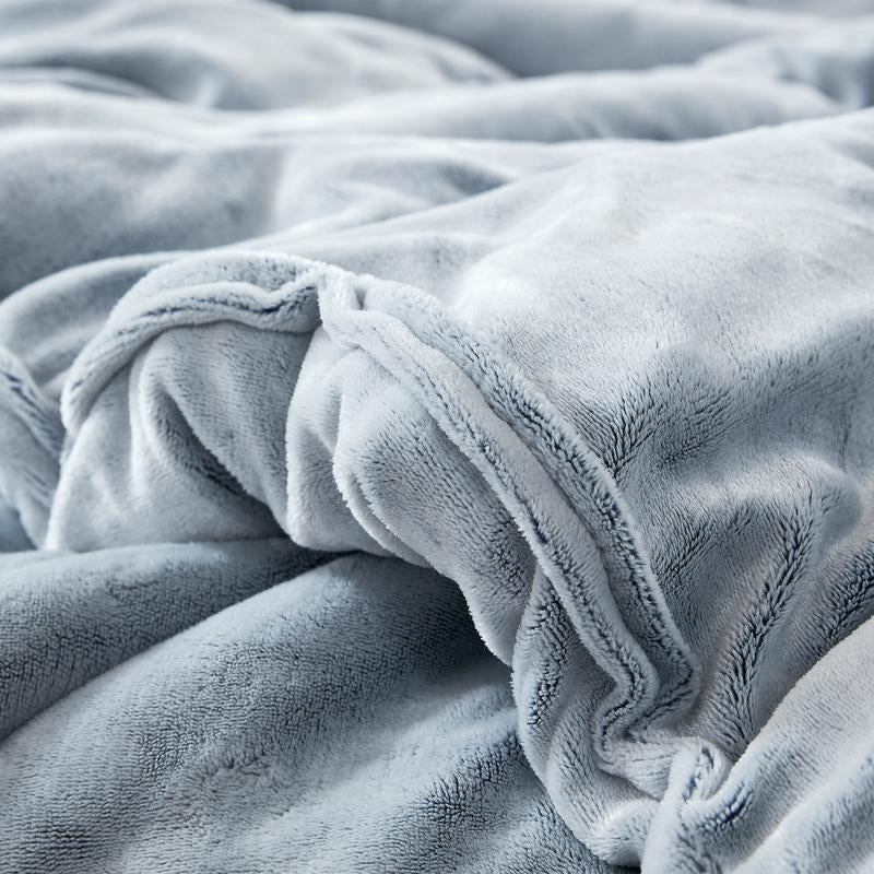 Coma Inducer Oversized Plush Comforter - Frosted River Blue