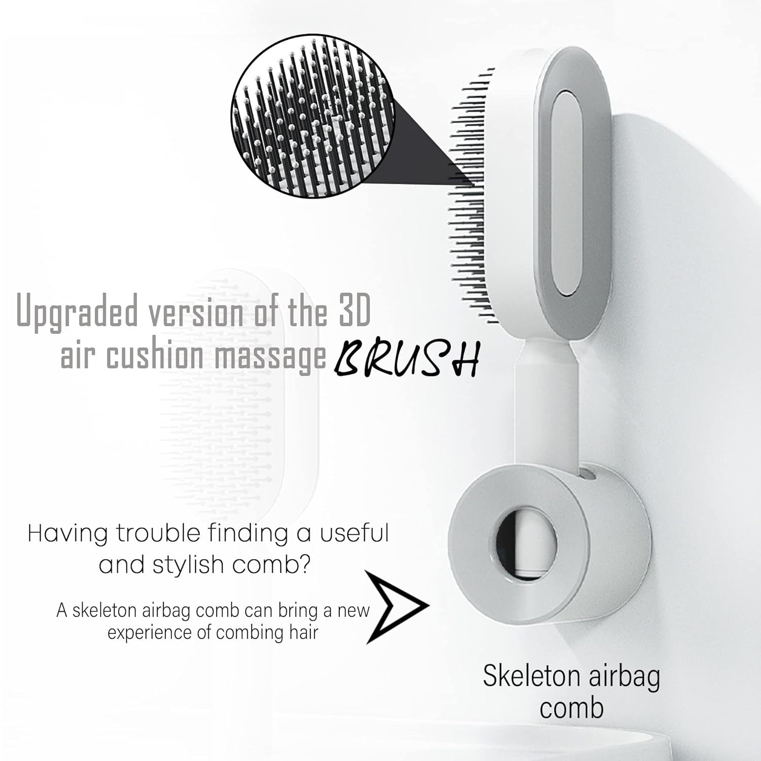 Non-heated Styling Comb-New 3D Air Cushion Massage Brush Air Bag Massage Comb