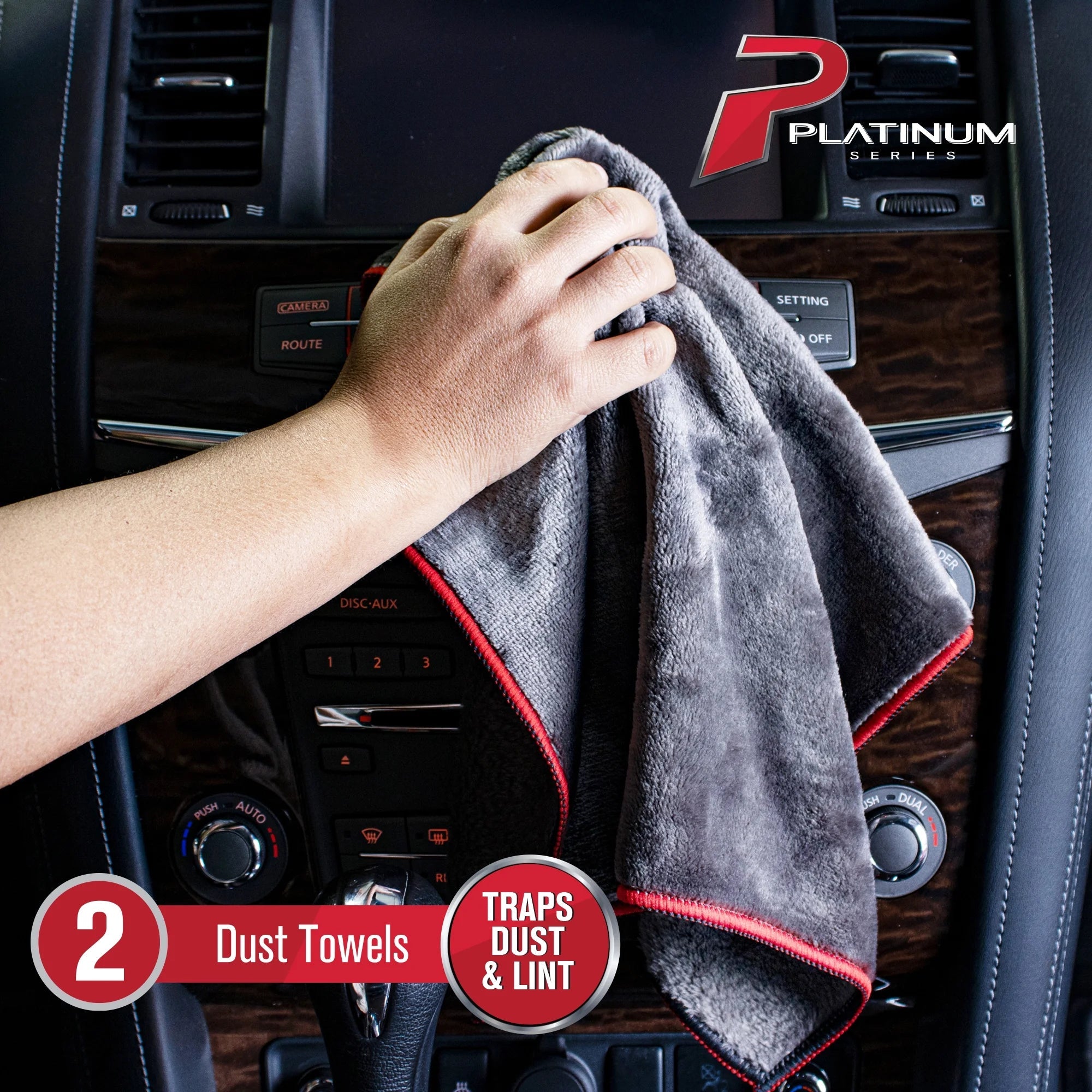 Complete Microfiber Car Wash Kit, 10 Piece,