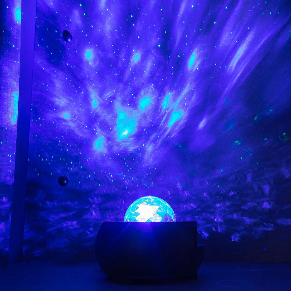 Luminaire Star Projection Universe Bluetooth Sound Box