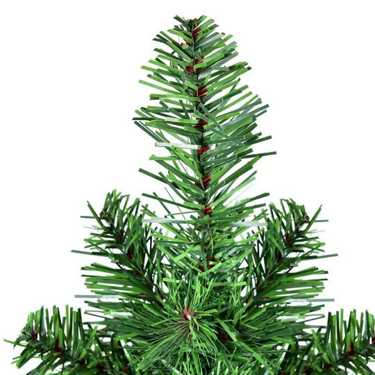 1 Pc 2 3 Feet Tabletop Unlit Christmas Tree In Burlap Base For Outdoor And Indoor