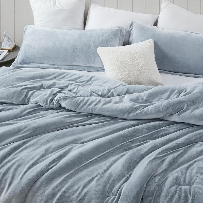 Coma Inducer Oversized Plush Comforter - Frosted River Blue