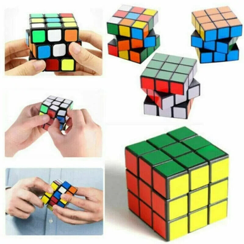 Magic Cube Toys 3x3 Mind Game Classic  Speed Kids Adults Magic Puzzle Rubic