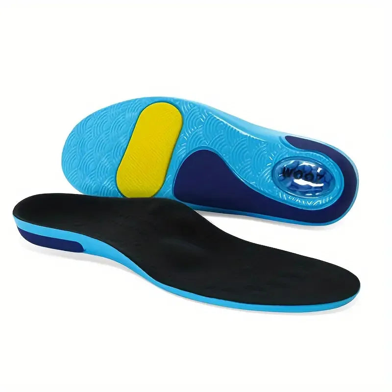 Arch Support Insoles - Shock-Absorbing, Comfort Fit for Running & Work Boots, Ideal for Long Standing