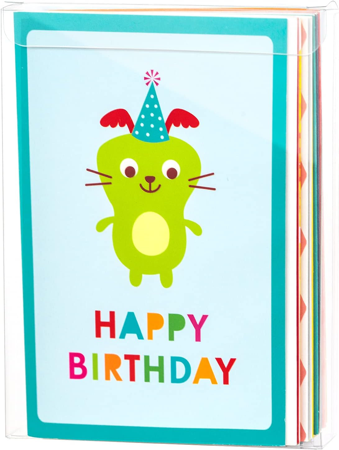 12 Birthday Cards Assortment - Birthday Candles Series Assorted Birthday Blank Note Cards with White Envelopes for Birthday, 4X6 Inch