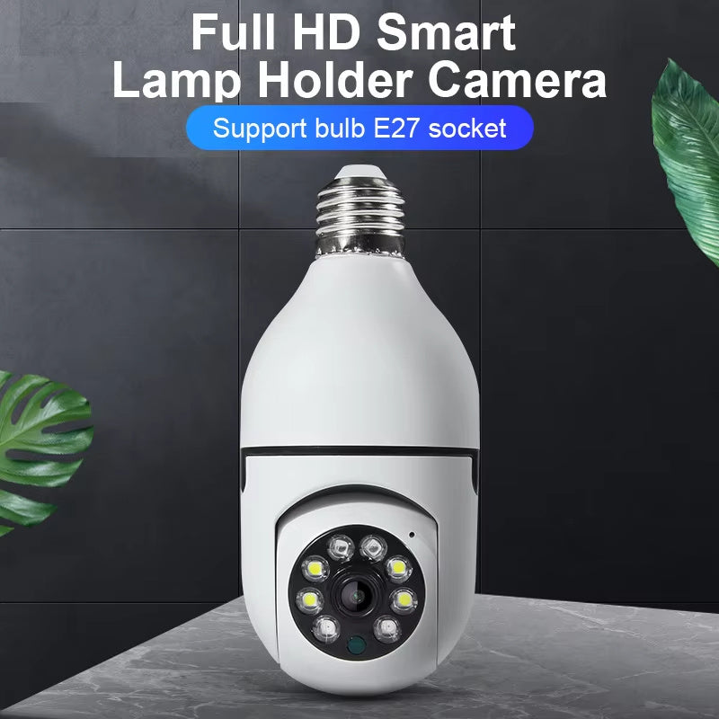 360 Degree Light Bulb Camera Wi-Fi IR Night Smart Home Wireless Security E27 Audio Baby Monitor Auto Tracking Home Security Camera