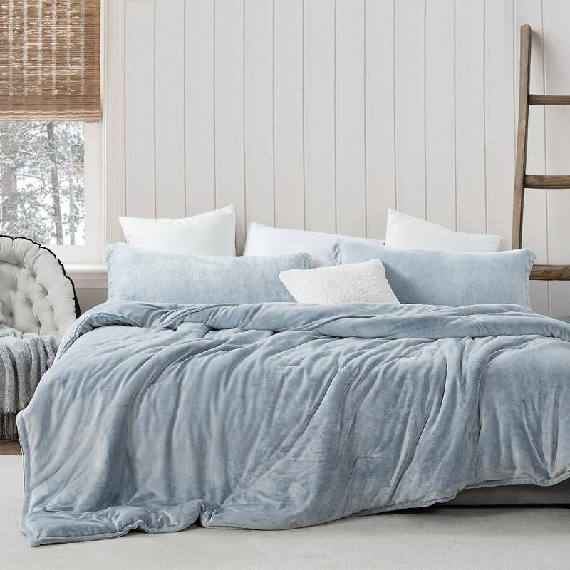 Coma Inducer Oversized Plush Comforter - Frosted River Blue