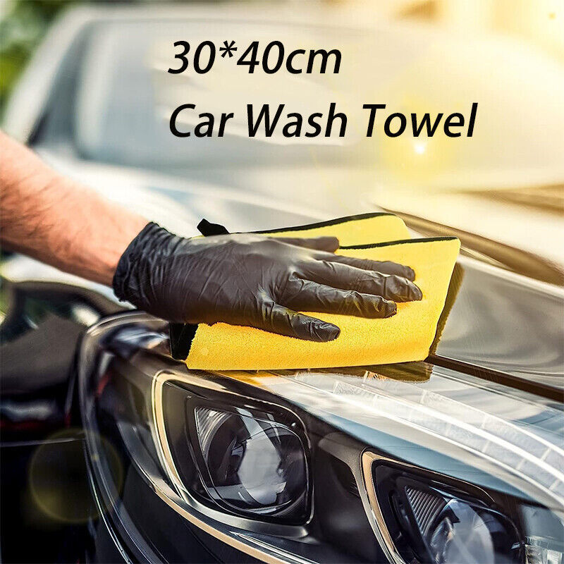 12PCS Car Cleaning Towels Drying Wash Cloth Microfibre Super Absorbent Polishing