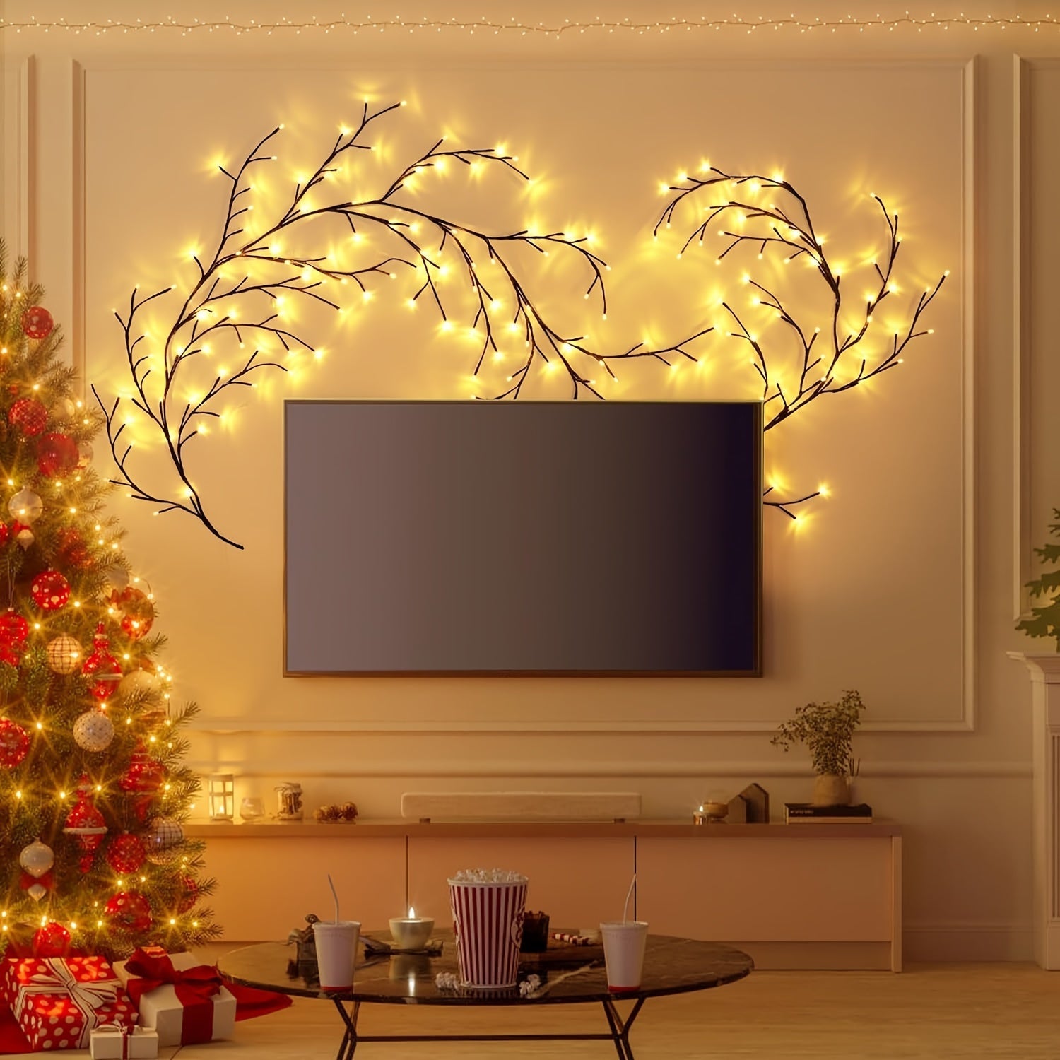 96-LED Flexible Willow Vine Lights