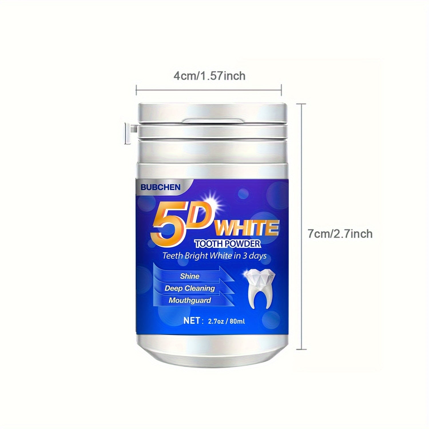 5D White Tooth Powder