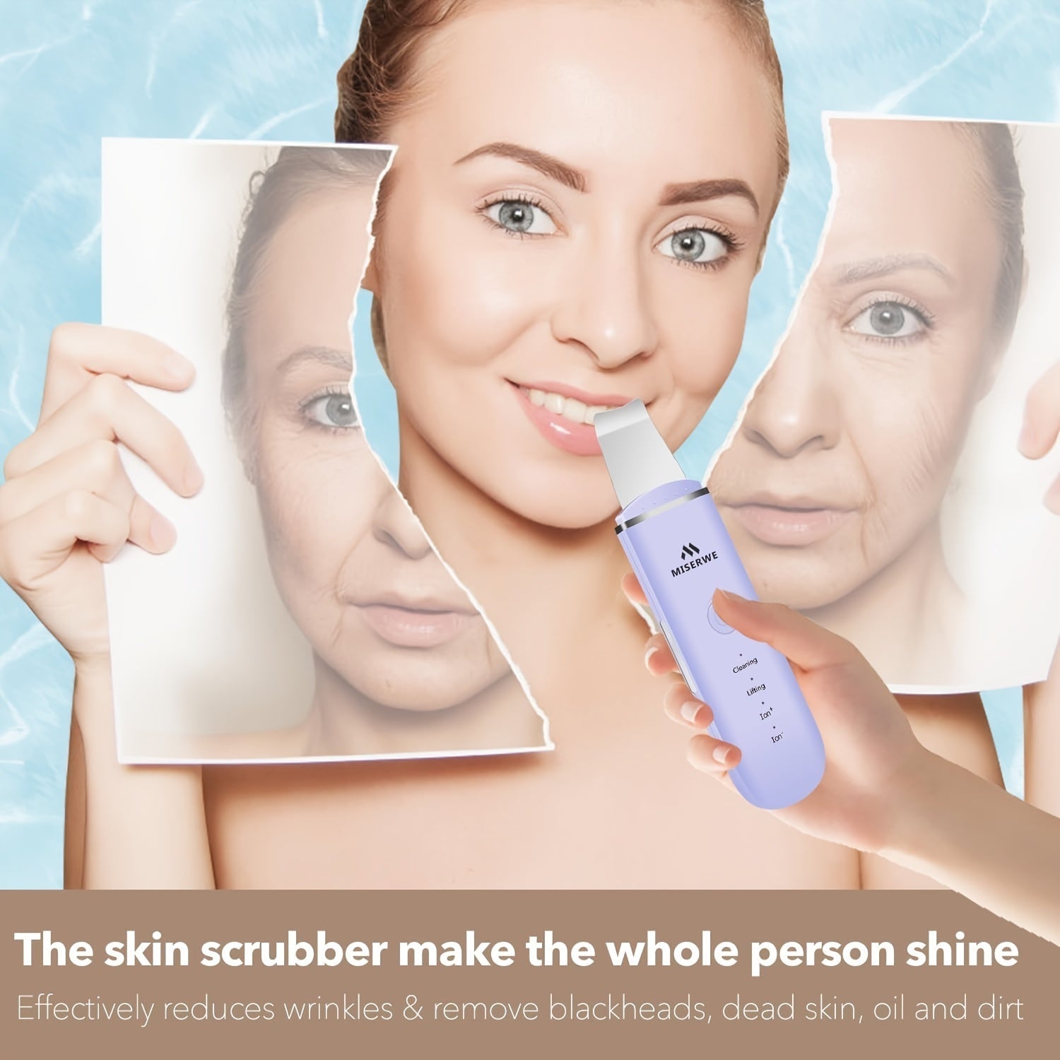 4-Mode Facial Scrubber Spatula